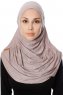 Ava - Stone Grey One-Piece Al Amira Hijab - Ecardin