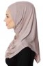 Ava - Stone Grey One-Piece Al Amira Hijab - Ecardin
