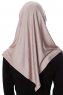 Ava - Stone Grey One-Piece Al Amira Hijab - Ecardin