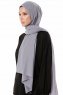Ayla - Grey Chiffon Hijab