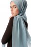 Ayla - Light Petrol Chiffon Hijab