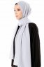 Ayla - Light Grey Chiffon Hijab
