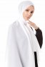 Ayla - White Chiffon Hijab