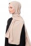 Aylin - Beige Medine Silk Hijab - Gülsoy