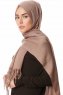 Aysel - Latte Pashmina Hijab - Gülsoy