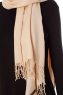 Aysel - Light Beige Pashmina Hijab - Gülsoy
