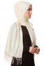 Aysel - Light Beige Pashmina Hijab - Gülsoy