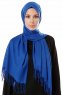 Aysel - Dark Blue Pashmina Hijab - Gülsoy
