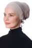 Azra - Light Taupe Parizien Underscarf - Ecardin
