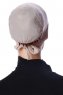 Azra - Light Taupe Parizien Underscarf - Ecardin