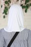 Wilda - White Cotton Hijab