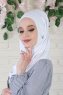 Wilda - White Cotton Hijab