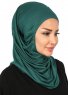 Wilda - Dark Green Cotton Hijab