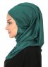 Wilda - Dark Green Cotton Hijab