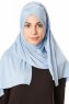 Betul - Light Blue 1X Jersey Hijab - Ecardin
