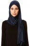 Cansu - Navy Blue 3X Jersey Hijab