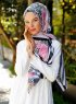 Capella - Pink Patterned Hijab - Sal Evi