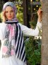 Capella - Pink Patterned Hijab - Sal Evi