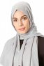Caria - Light Grey Hijab - Madame Polo