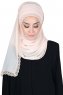 Carin - Beige Practical Chiffon Hijab
