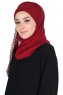 Carin - Bordeaux Practical Chiffon Hijab