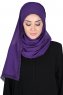 Carin - Purple Practical Chiffon Hijab