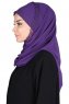 Carin - Purple Practical Chiffon Hijab