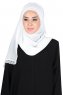 Carin - Offwhite Practical Chiffon Hijab
