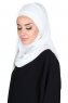 Carin - Offwhite Practical Chiffon Hijab