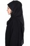 Carin - Black Practical Chiffon Hijab