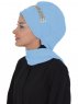 Carmen Ljusblå Instant One-Piece Praktisk Hijab Ayse Turban 325427-2