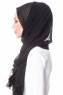 Ceren Svart Chiffon Hijab Sehr-i Sal 400136c