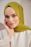 Silky Plain - Olive Hijab