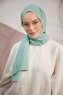 Silky Plain - Light Green Hijab