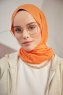 Silky Plain - Orange Hijab