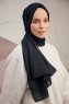 Silky Plain - Navy Blue Hijab