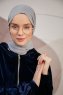 Silky Plain - Grey Hijab