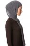 Derya - Anthracite Practical Chiffon Hijab