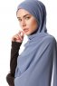 Derya - Denim Practical Chiffon Hijab