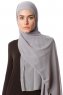 Derya - Dark Grey Practical Chiffon Hijab