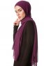 Derya - Dark Purple Practical Chiffon Hijab
