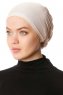 Dilara - Light Beige Underscarf - Ecardin