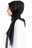 Dilsad Svart Hijab Sjal Madame Polo 130016-3