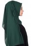 Disa - Dark Green Practical Chiffon Hijab