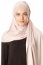 Duru - Dusty Pink & Light Taupe Jersey Hijab