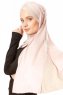 Duru - Dusty Pink & Light Taupe Jersey Hijab
