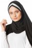 Duru - Black & Grey Jersey Hijab