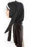 Duru - Black & White Jersey Hijab