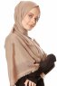 Ebru - Beige Cotton Hijab