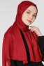 Ece Bordeaux Pashmina Sjal Halsduk Hijab 400004c